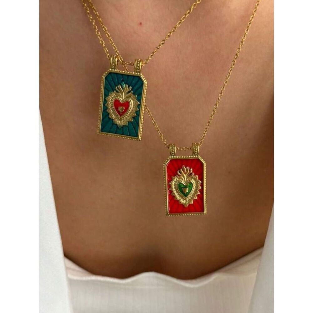 Heart necklace #2565